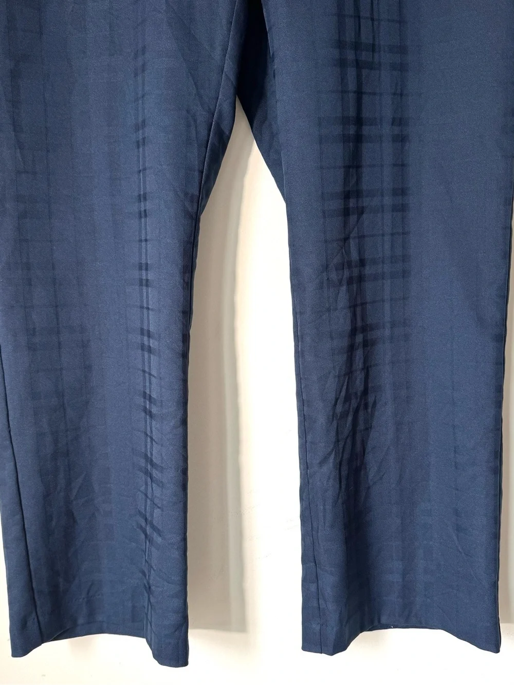 Lady Hagan navy blue plaid Athletic Golf Pants